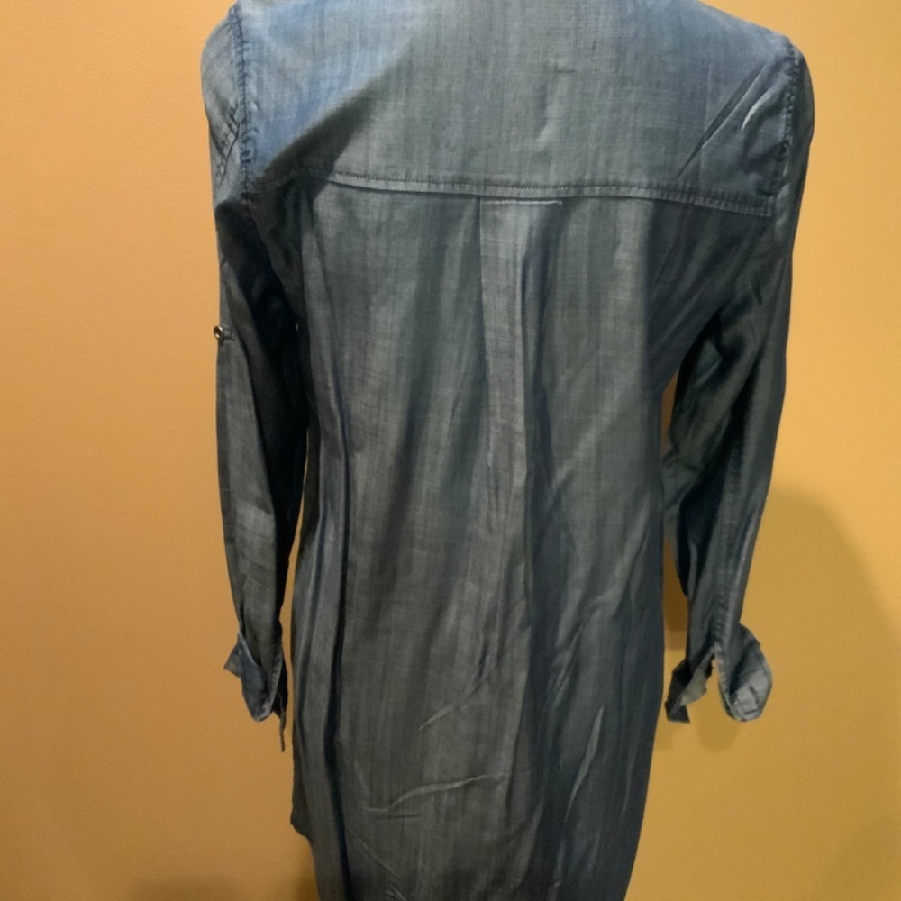 Boutique Laju Tencel Denim Long Sleeve Dress women’s S NWT - Picture 6 of 11